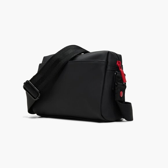 NWT Unisex Hunter Everyday Black and Red Crossbody Shoulder Bag - Picture 3 of 10